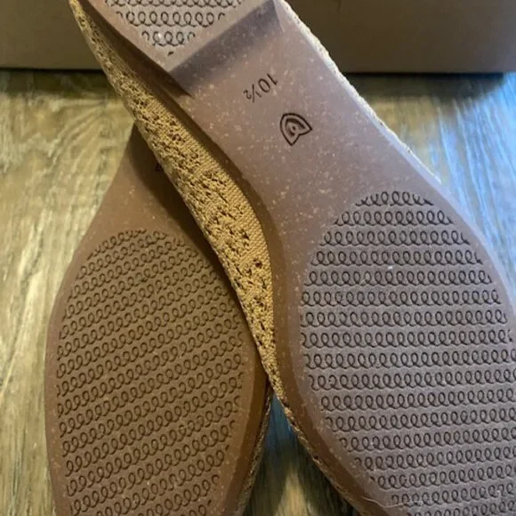 NIB Rothys Max Square Flat in Wren Crochet - Picture 4 of 6